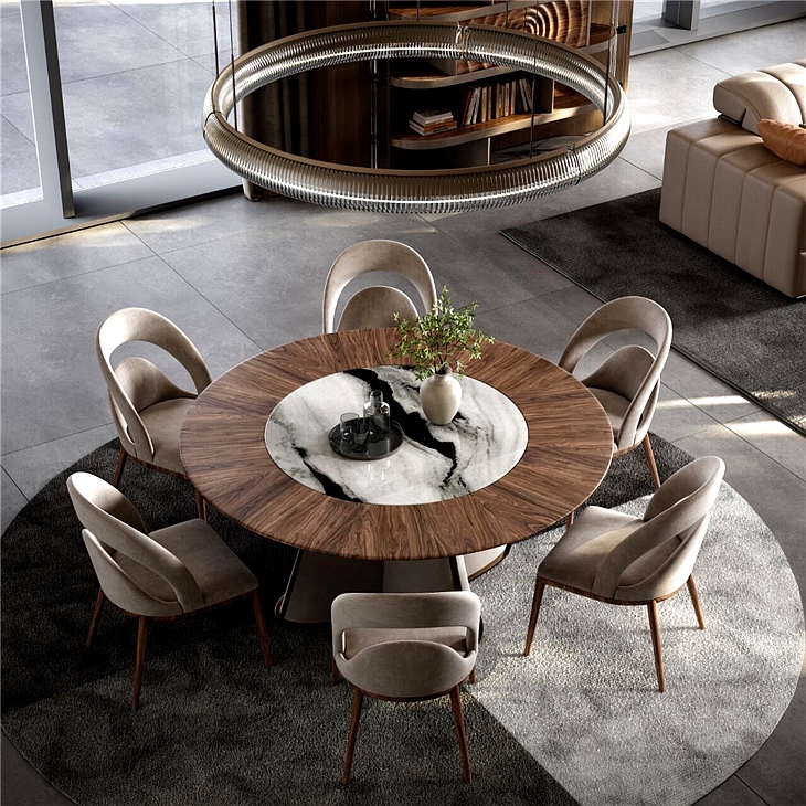 輕奢風(fēng)餐廳家具