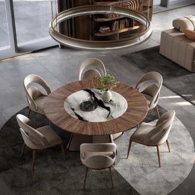 輕奢風(fēng)餐廳家具