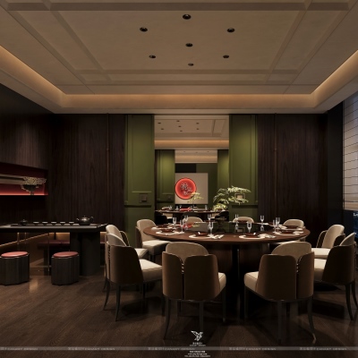 餐廳家具效果圖