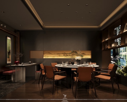餐廳家具效果圖：打造理想就餐空間的視覺(jué)指南